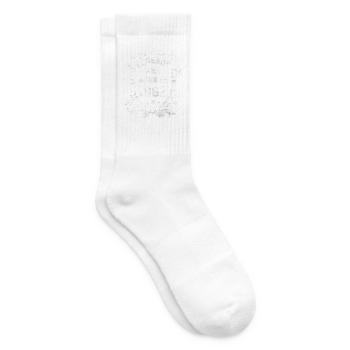 Legenden Geboren 1962 – Vintage Schild - Tennissocken - Weiß - Rechts