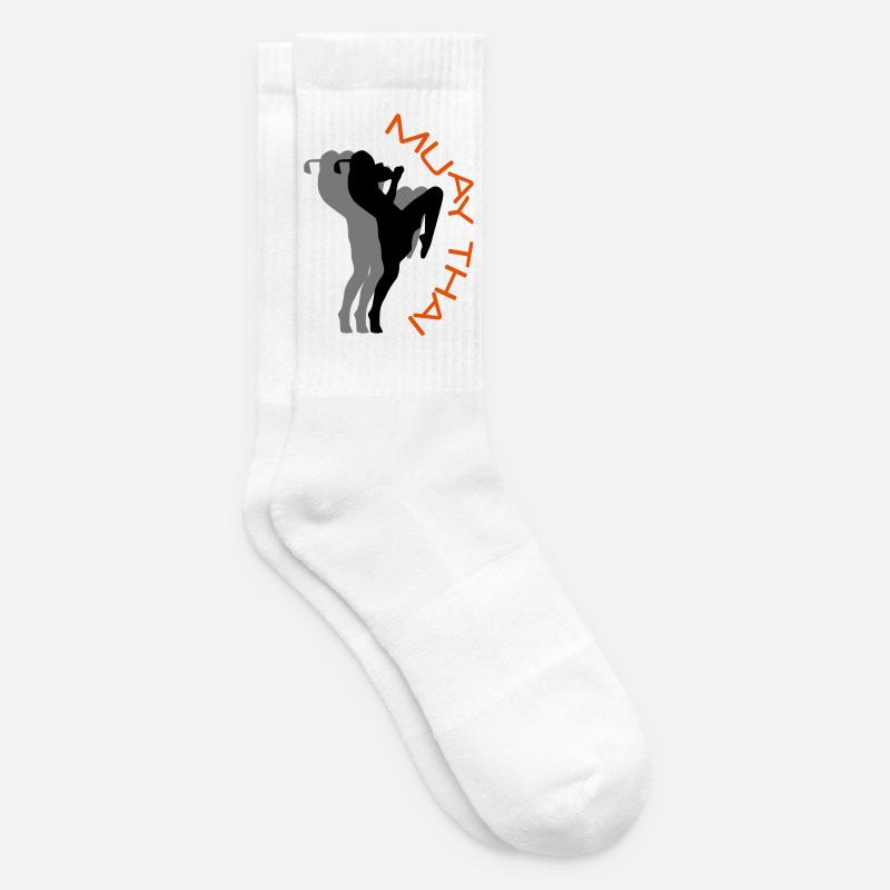 MuayThai - Tennissocken - Weiß