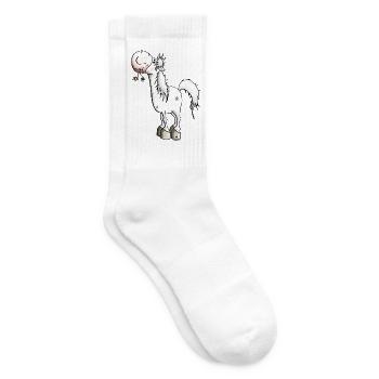 Verträumtes Pferd - Pferde - Tennissocken - Weiß - Rechts