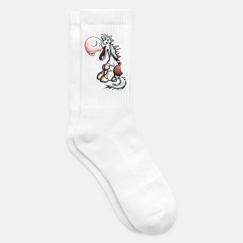 Pamina das Pferd - Tennissocken - Weiß