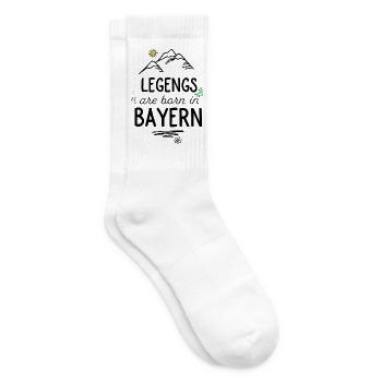 Lustige Geschenke für echte Bayern - Tennissocken - Weiß - Rechts