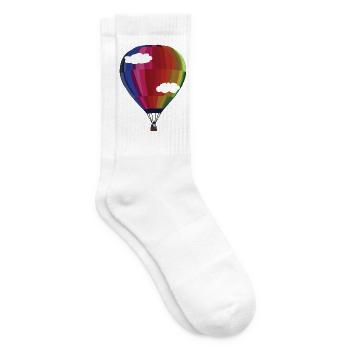 Ballon - ein Stück Freiheit. - Tennissocken - Weiß - Rechts