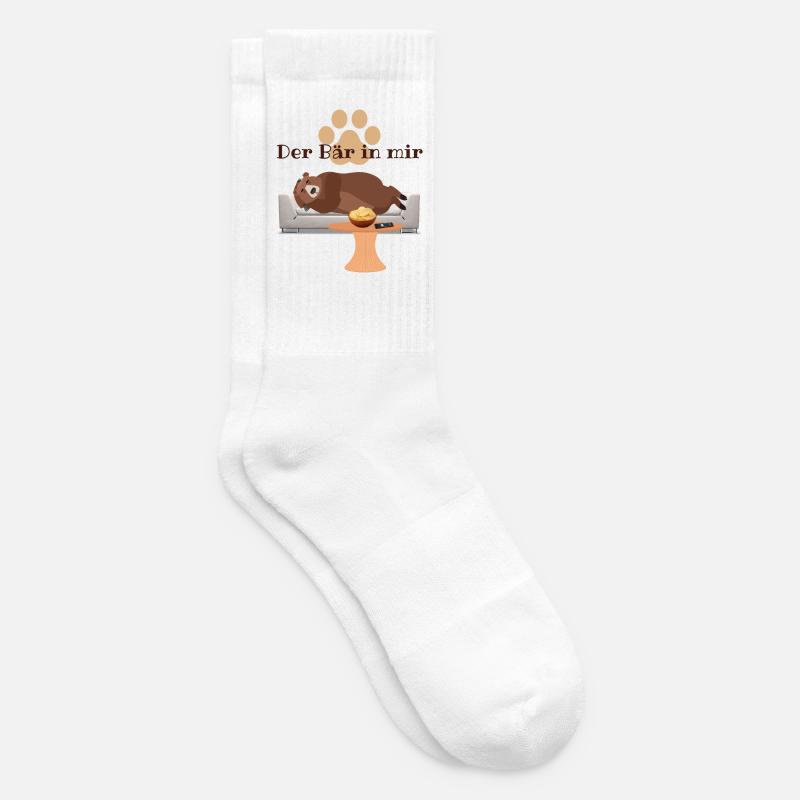 Der Bär in mir ! - Tennissocken - Weiß