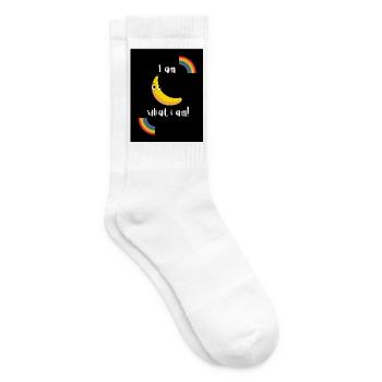 I am what i am - Tennissocken - Weiß - Rechts