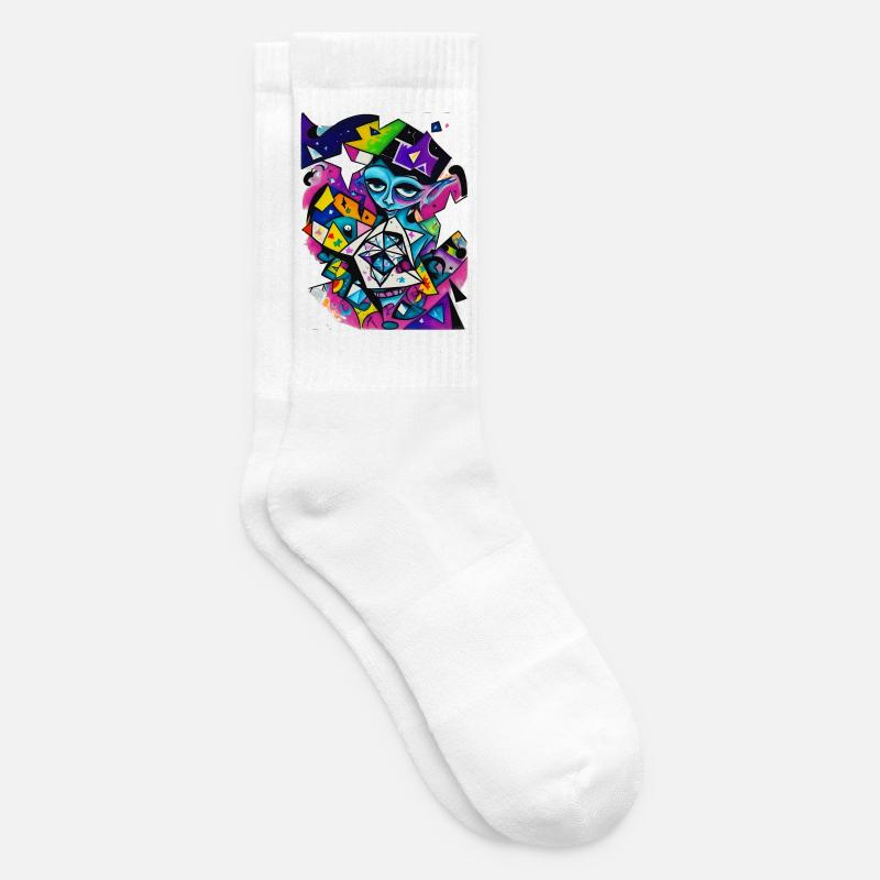Graffiti - Tennissocken - Weiß