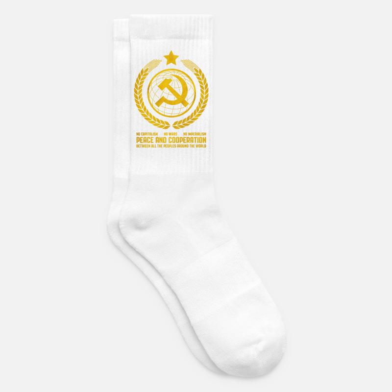 L’internationalisme communiste - Chaussettes de tennis - blanc