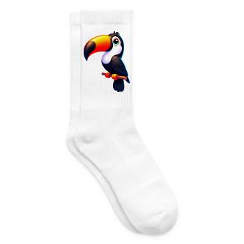 Toucan - Chaussettes de tennis - blanc - Droite