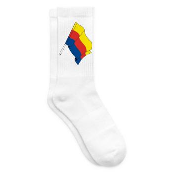 Flag of the province of North Holland - Tennis socks - white - Right