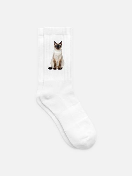 Siam Cat – Good Pet Edition - Tennissocken - Weiß