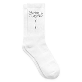 Verflixt & Zuenäht – Chemise Scar Pride - Chaussettes de tennis - blanc - Droite