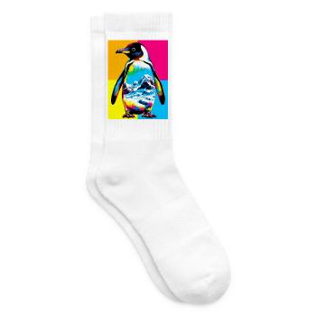Pinguin - Tennissocken - Weiß - Rechts
