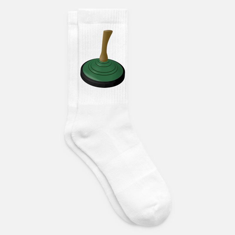 2025 BOUILLON DE GLACE Vert - Chaussettes de tennis - blanc