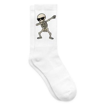 Skelett Dab mit Sonnenbrille - Tennissocken - Weiß - Rechts