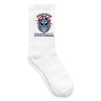 Friday Night Football – dafür bist du gemacht - Tennissocken - Weiß - Rechts