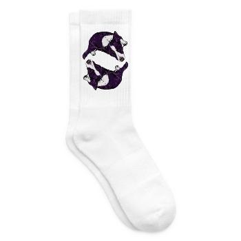 CORGIS - Tennis socks - white - Right