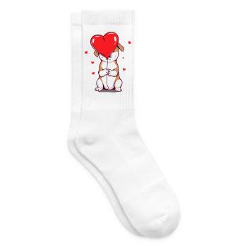 Cadeau pour la fête des mères : Idée de cadeau pour la fête des mères - Chaussettes de tennis - blanc - Droite