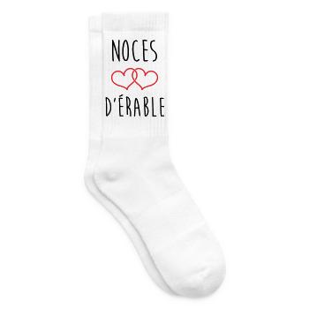 Maple Wedding, 58 years of marriage - Tennis socks - white - Right