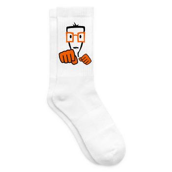 Boxer Fighter Boy - Tennis socks - white - Right