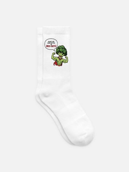 Broc-Tastic Veggie Hero - Tennissocken - Weiß