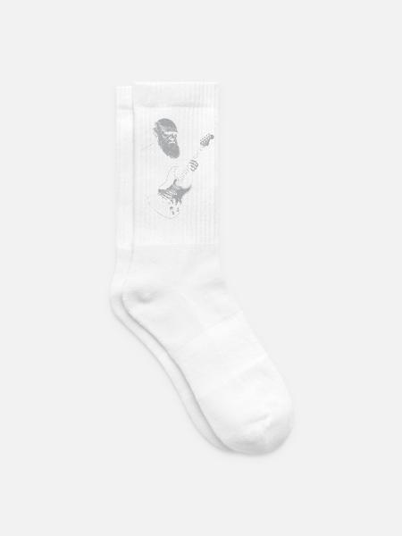 Darwin spielt die Gitarrenentwicklung - Tennissocken - Weiß