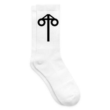 Mittsommer-magischer Baum - Tennissocken - Weiß - Rechts