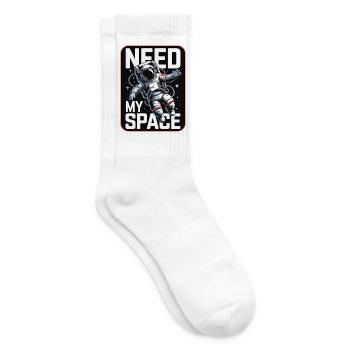 Need My Space Astronaut - Tennissocken - Weiß - Rechts