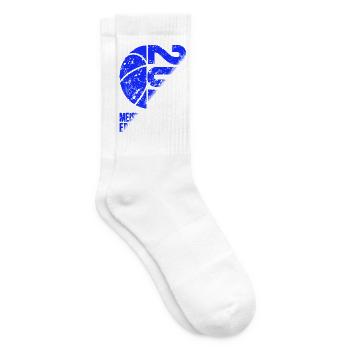 Basketball Meister Edition 2026 in Blau Weiss - Tennissocken - Weiß - Rechts