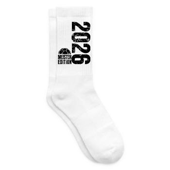 Handball Master Shirt 2026, Black Edition black - Tennis socks - white - Right
