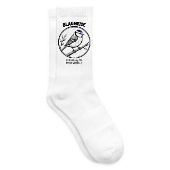 Blaumeise – Klein, akrobatisch, unterschätzt - Tennissocken - Weiß - Rechts