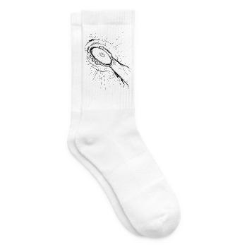 Diskus werfen - Tennissocken - Weiß - Rechts