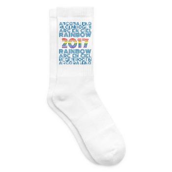 Rainbow 2017 - Tennissocken - Weiß - Rechts