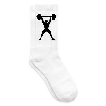 Bodybuilder - Tennissocken - Weiß - Rechts