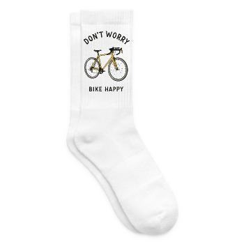 Bike happy - Tennissocken - Weiß - Rechts
