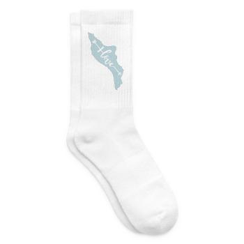 Ich liebe die Insel Oléron - Tennissocken - Weiß - Rechts