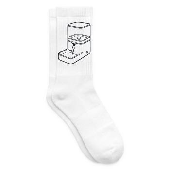 Trinkbrunnen Haustier Icon - Tennissocken - Weiß - Rechts