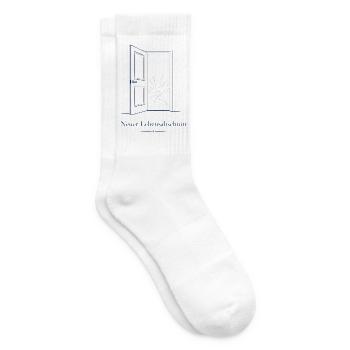 Neuer Lebensabschnitt Offene Tür Sonne Shirt - Tennissocken - Weiß - Rechts
