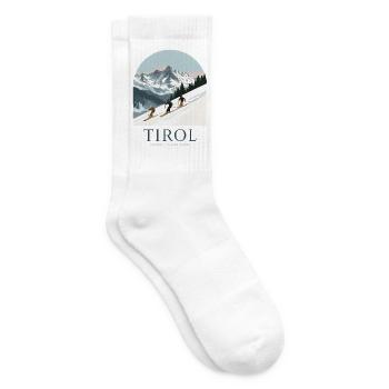 Tirol Austria Alpine Skiing - Tennissocken - Weiß - Rechts