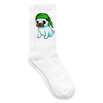 Bandana Mops - Tennissocken - Weiß - Rechts