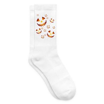 Pumpkins - Tennis socks - white - Right