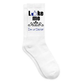 Like the Doctor - Tennis socks - white - Right