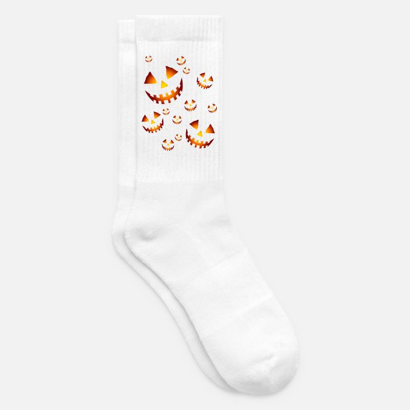 Pumpkins in the dark - Tennissocken - Weiß