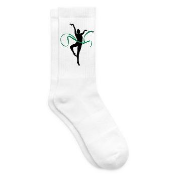Rhythmic gymnastics - Tennis socks - white - Right
