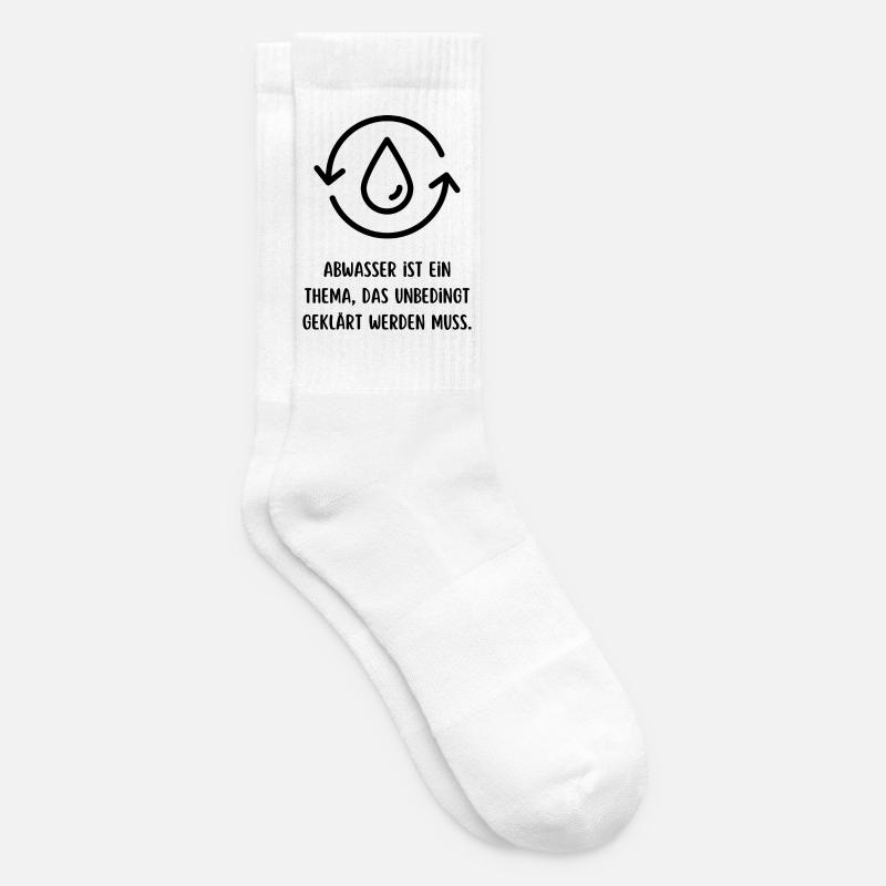 Geklärt - Tennissocken - Weiß