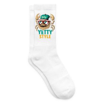 Yetty Style Yeti Graphic - Tennissocken - Weiß - Rechts