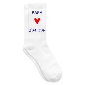 FROHER VATERTAG. PAPA. VATERTAG. VATER - Tennissocken - Weiß - Rechts