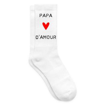 FROHER VATERTAG. PAPA. VATERTAG. VATER - Tennissocken - Weiß - Rechts