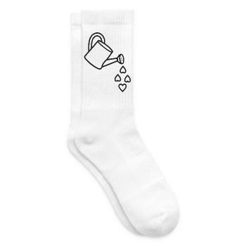 Jardin d'Amour arrosé - Chaussettes de tennis - blanc - Droite