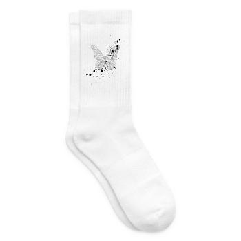 White Butterfly - Tennis socks - white - Right