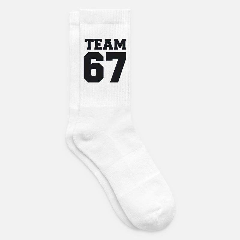 Team 67 - Tennissocken - Weiß