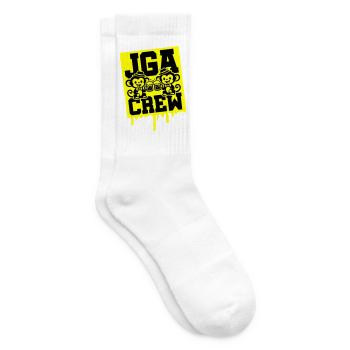 Jga Crew Junggesellen Affe - Tennissocken - Weiß - Rechts